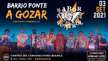 Sabor y Control anuncia concierto presencial este 3 de setiembre