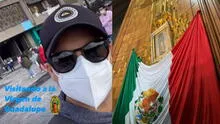 Gian Piero Díaz visita a la Virgen de Guadalupe en México: “Una experiencia maravillosa”