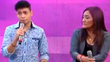 Flor de Huaraz se entera en Magaly TV que su pareja Junior Marcano fue denunciado por extorsión
