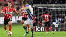 PSV y Real Sociedad empataron 2-2 por la fecha 1 de la Europa League