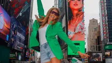 Anna Carina celebra en Instagram su aparición en el Times Square: “¡No lo puedo creer!”