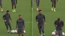 Lionel Messi ‘vacila’ a Marco Verrratti en la previa del PSG vs. Manchester City