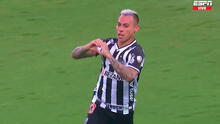 Atlético Mineiro vs. Palmeiras: Eduardo Vargas abrió el marcador en el Estadio Mineirão