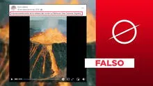 Es falso que este video expone el volcán de La Palma en España