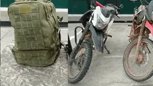 Junín: motociclistas abandonan droga y sus vehículos para evitar a militares
