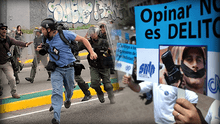 “Están a la caza de periodistas”: denuncian agresiones de policías a la prensa en Venezuela