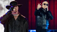 ¿Creías haberlo visto todo?: The Undertaker presentó a Pitbull en un concierto