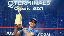 ¡Grítalo, campeón! Diego Elías ganó el Qatar Q-Terminals Classic 2021