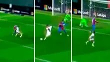 Falcao ‘sacó a bailar’ a Piqué: delantero hizo que el defensa del Barcelona pasara de largo