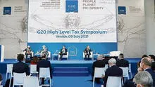 Jefes del G20 acuerdan fijar un impuesto mínimo global a las multinacionales