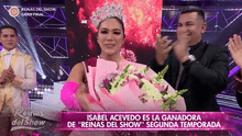 Isabel Acevedo se consagra como ganadora de la segunda temporada de Reinas del show 2021 