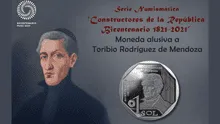 BCRP emite nueva moneda de S/ 1 en homenaje a Toribio Rodríguez de Mendoza