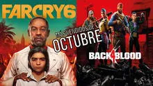 Far Cry 6 y Back 4 Blood son los juegos más vendidos del mes de octubre