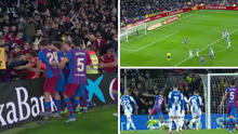 El primer gol de la era Xavi: Memphis Depay anotó de penal el 1-0 del FC Barcelona