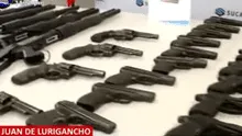 San Juan de Lurigancho: incautan 80 armas de fuego almacenadas sin licencias
