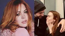 Lindsay Lohan se comprometió con su novio Bader S. Shammas y lució lujoso anillo 