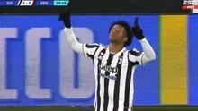 Una pinturita: Cuadrado adelantó a Juventus con un golazo olímpico