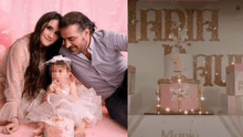 Exmiembro de RBD Dulce María celebró primer año de su hija María Paula con exclusiva fiesta