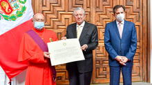 Cancillería condecoró al cardenal Pedro Barreto con la Orden El Sol del Perú