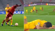 Tarjeta amarilla y un pelotazo en el rostro: el mal arranque de Busquets ante el Bayern 