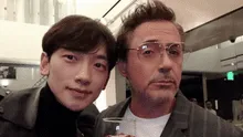 Rain y Robert Downey Jr. sorprendieron a sus fans con una selfie en sus redes sociales