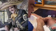 Vicente Fernández: se hace viral video donde ranchero le canta a su bisnieta