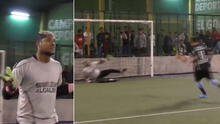 ‘Chiquito’ Flores sufre gol de lujo en torneo de barrio: el rival le ‘picó’ la pelota