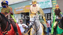 Arequipa: efectivos de la PNP realizan tradicional recorrido de los Reyes Magos