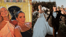 Evaluna impresionó con su vestido durante la boda de su hermano Ricky Montaner   