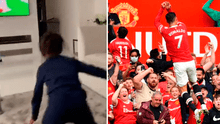 En la retina de los más pequeños: hijo de Sterling mete un gol y festeja a lo Cristiano Ronaldo