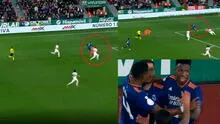 Apareció y le dio la victoria al Madrid: Hazard sorprendió con un golazo ante el Elche