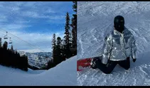 Kendall Jenner pasa vacaciones de ensueño en las montañas