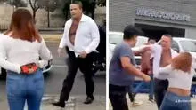 Alfredo Adame es captado agarrándose a golpes con una pareja en plena vía pública