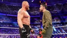 Bad Bunny termina en el suelo tras enfrentarse a Brock Lesnar en evento de WWE