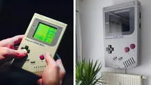 Fan de Nintendo crea una Game Boy gigante con una TV adentro para jugar NES en su sala