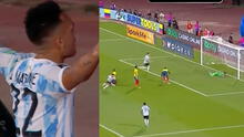 ¡Apareció el ‘Toro’! Lautaro Martínez anotó con espectacular zurdazo el 1-0 ante Colombia 