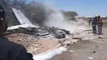 Empresa responsable de avioneta que cayó en Nazca se pronunció tras muerte de 7 personas  
