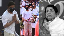 Shah Rukh Khan reaparece en funeral de Lata Mangeshkar, ícono de Bollywood