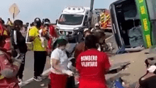 Barranca: ómnibus interprovincial se despistó en Pasamayo y dejó doce heridos