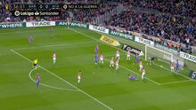 Aubameyang anota un golazo de volea ante Athletic Bilbao
