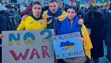 Shevchenko salió a las calles a pedir paz para Ucrania