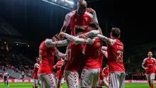 Golpeó en momentos clave: SC Braga venció 2-0 Mónaco por los octavos de la Europa League