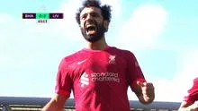 ¡Fuerte al medio! Mohamed Salah anota el 2-0 para Liverpool vía penal