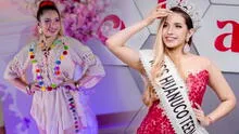 El día que Alondra Huarac ganó su primer certamen de belleza como ‘Miss Teen Huánuco’