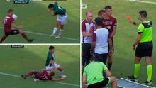 Jugador queda inconsciente por pelotazo en el rostro y al caer lesiona a su ‘verdugo’