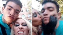 Miley Cyrus besa a fanático previo al Lollapalooza Argentina 2022 y el video se hace viral