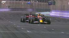 Ahora le tocó a Max: así fue la lucha entre Verstappen y Leclerc en el GP de Arabia Saudita