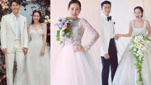 Son Ye Jin y Hyun Bin: todos los vestidos que usó la actriz coreana en su boda