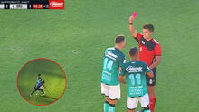 Santiago Ormeño fue expulsado en el último minuto del empate de León