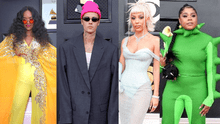 Premios Grammy 2022: Justin Bieber, BTS, Doja Cat, Dua Lipa y más con looks icónicos en alfombra roja